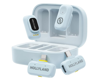 Mikrofon Hollyland LARK A1 Combo Sky Blue